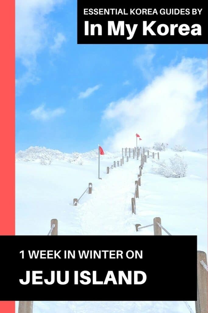What To Do On Jeju Island In Winter: Jeju Winter Itinerary 2024 30 1 Week On Jeju Island in Winter Pin 1