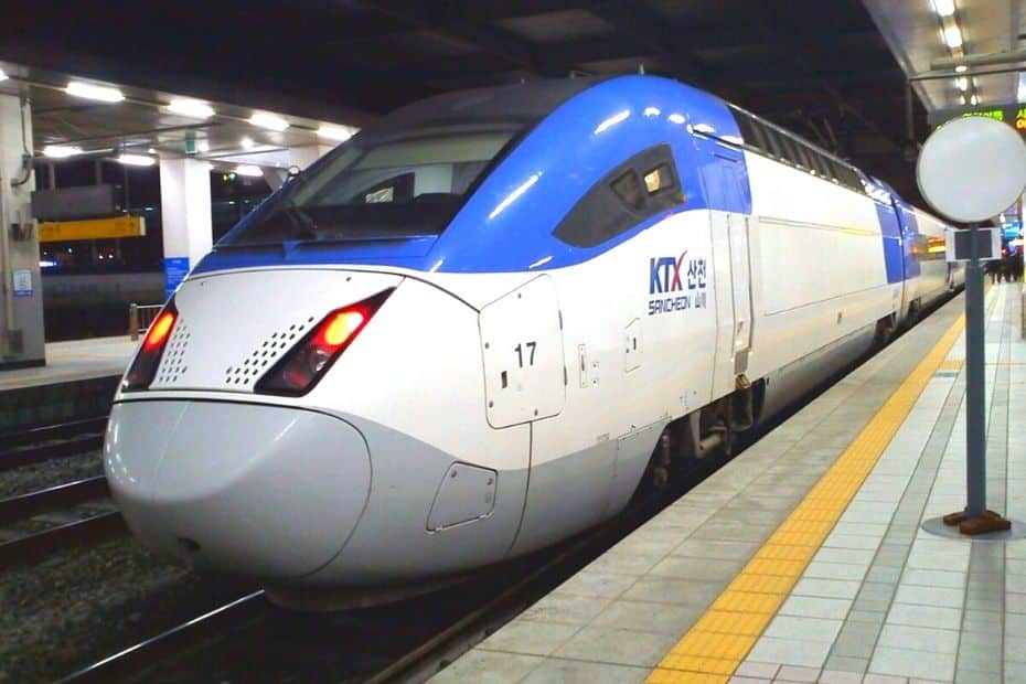 Basic Korean Phrases: 60 Useful Korean Phrases For Travel 2024 14 KTX train in Korea