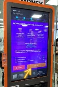 WOWPASS Korea Review: How To Use WOWPASS With T-Money 2024 16 Agreeing to WOWPASS Membership Conditions