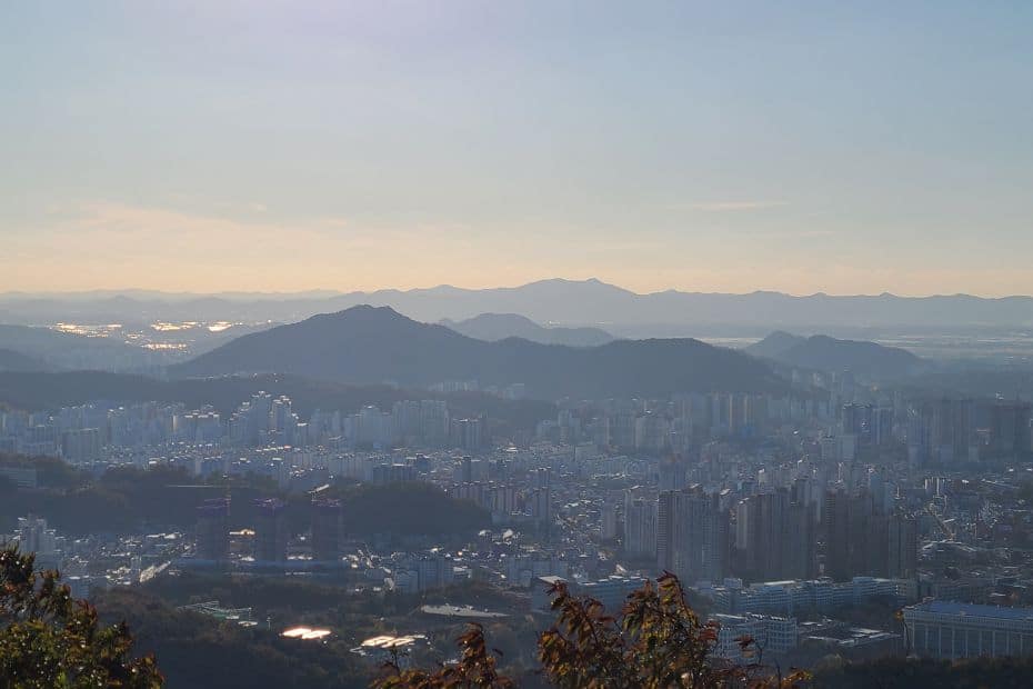 How To Hike Bukhansan Baegundae Peak: Seoul's Best Hike 2024 50 Air Pollution over Seoul