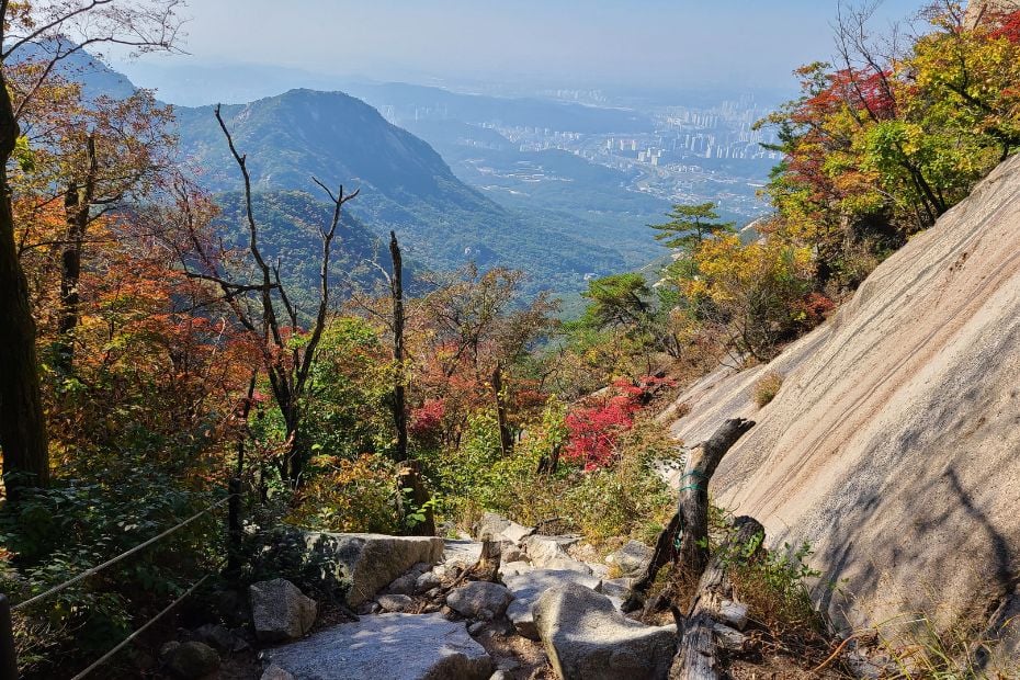 How To Hike Bukhansan Baegundae Peak: Seoul's Best Hike 2024 23 Baegundae Peak Difficult Course Route In Bukhansan