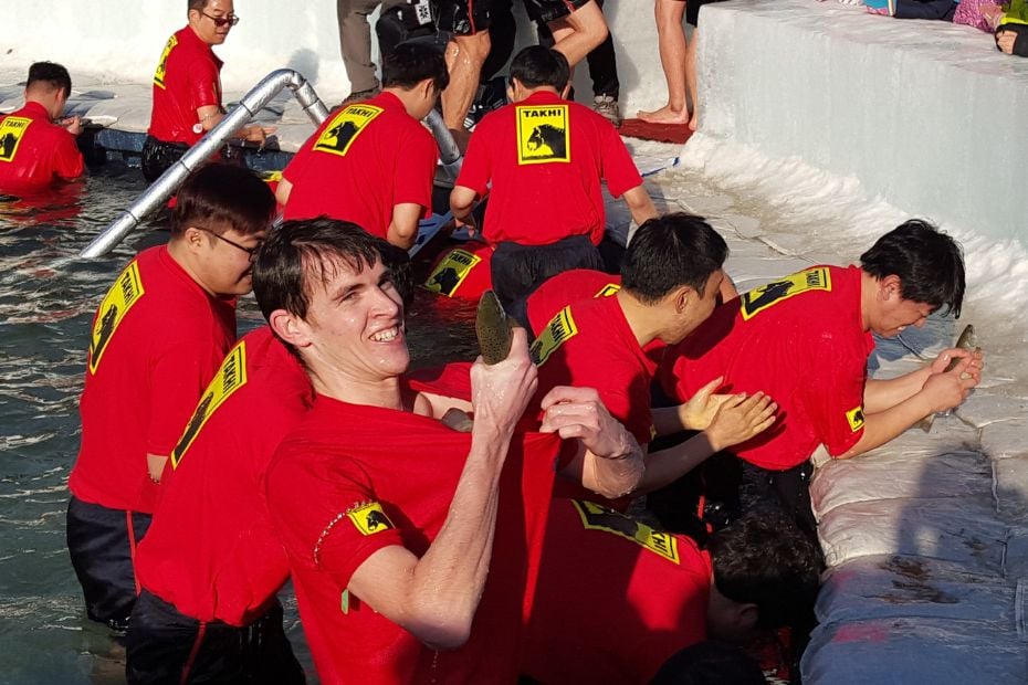 Hwacheon Sancheoneo Ice Festival 2024: Korean Ice Fishing Fun 17 Bare hand ice fishing in Korea
