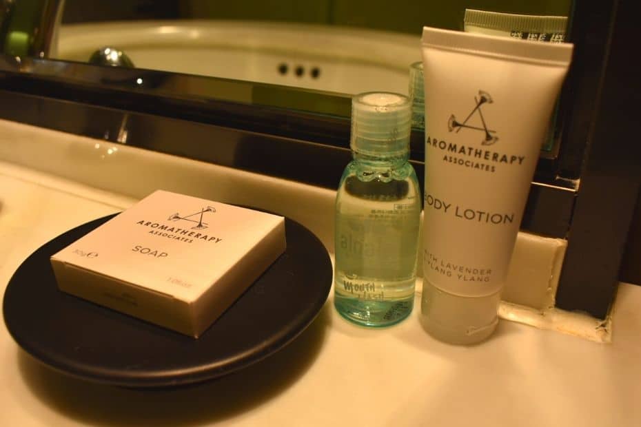 JW Marriott Dongdaemun Square Seoul Hotel Review 2024 9 Bathroom goodies at the JW Marriott Dongdaemun Square Seoul Hotel