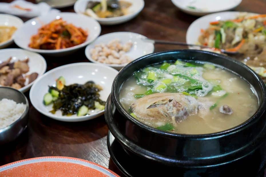 10 Best Korean Side Dishes: Banchan You Can Make At Home 31 Bowl of traditional Korean samgyetang