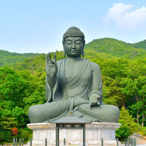 Do A Temple Stay In Korea For An Amazing Experience In 2024 25 Buddha statue at a Korean temple