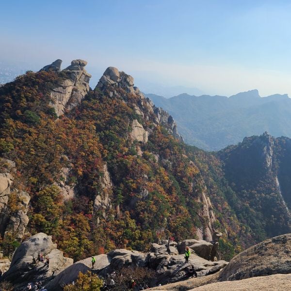 Bukhansan National Park in Autumn Korea Bukhansan National Park in Autumn Korea