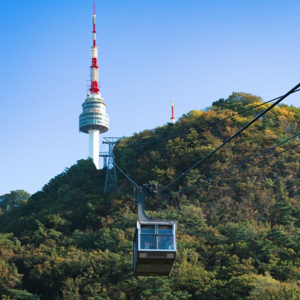 A Weekend In Seoul: Perfect Two Day Itinerary For Seoul 2024 13 Cable Car to N Seoul Tower in Seoul