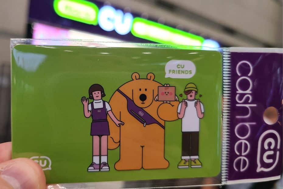Korea's T-Money Card: The Ultimate Guide 2024 39 Cashbee transit card CU Store Korea