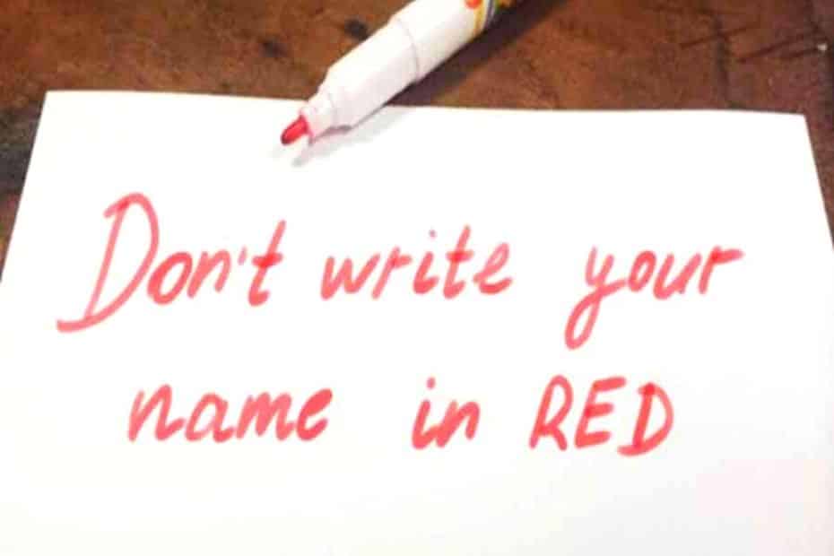 Korean Etiquette, Culture And Manners: 35 Useful Insights 6 Don't Write Names In Red Ink In Korea