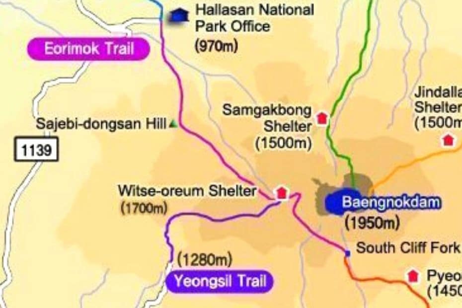 How To Hike Hallasan In Winter: Jeju Island Snow Hiking 2024 10 Eorimok and Yeongsil Hiking trails in Hallasan National Park, Jeju Island