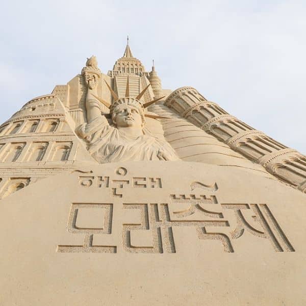 Best Korean Spring Festivals 2024: Nature, Culture, Blossoms 35 Haeundae Beach Sand Festival In Busan Korea