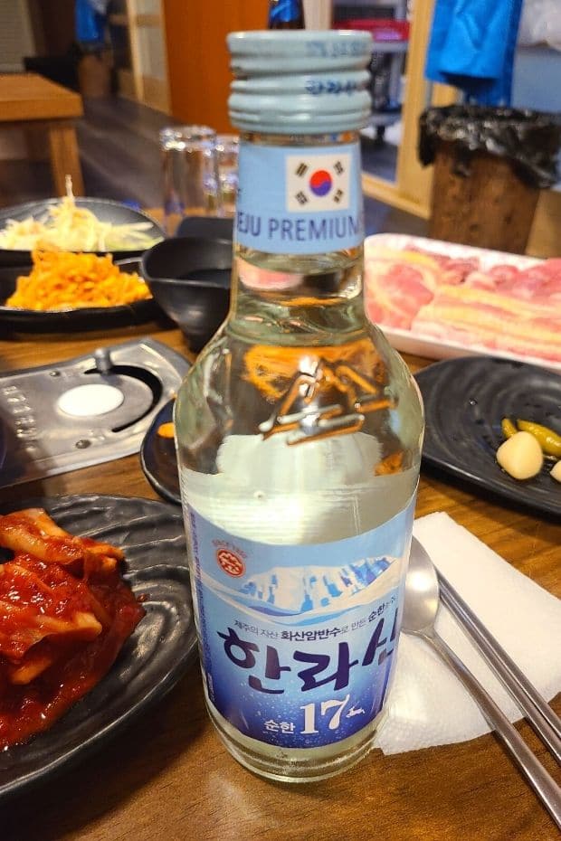 How To Hike Hallasan In Winter: Jeju Island Snow Hiking 2024 6 Hallasan soju from Jeju Island, perfect after hiking
