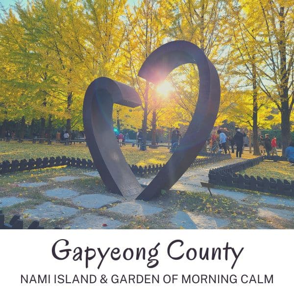 Complete South Korea Travel Guide 2024: Korean Travel Tips 71 Heart statue at Nami Island Korea