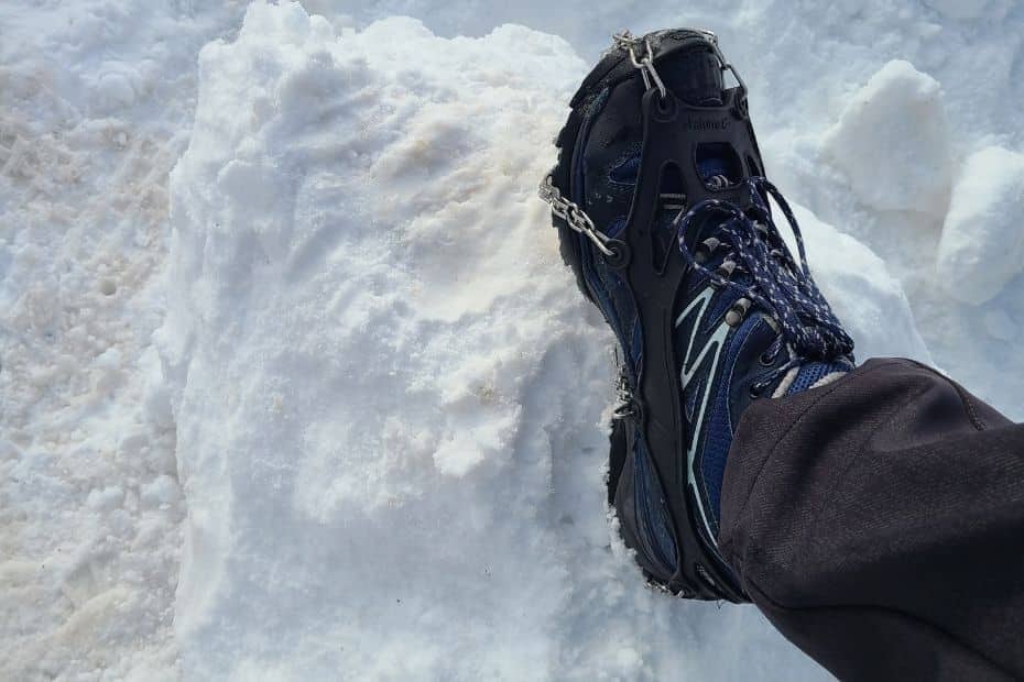 Hiking Seoraksan National Park And How To Get There 2024 46 Hiking boots with cleats on snow