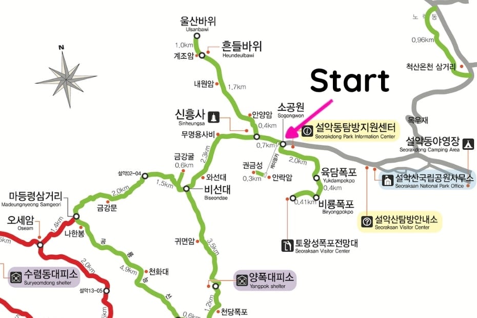 Hiking Seoraksan National Park And How To Get There 2024 15 Hiking trails Starting in Seoraksan National Park