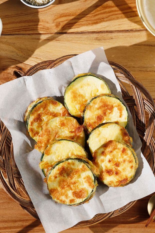 10 Best Korean Side Dishes: Banchan You Can Make At Home 27 Hobak jeon Korean banchan