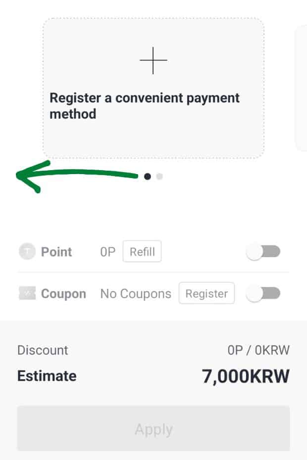 How to change payment method in Kakao Taxi How to change payment method in Kakao Taxi