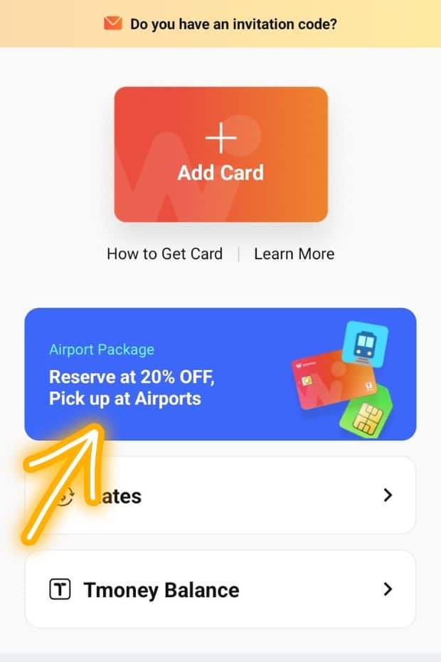 WOWPASS Korea Review: How To Use WOWPASS With T-Money 2024 28 How To Reserve the WOWPASS Airport Package