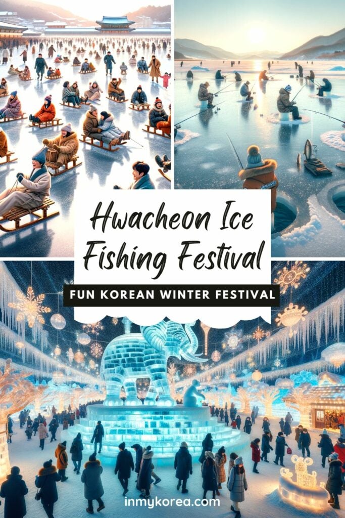 Hwacheon Sancheoneo Ice Festival 2024: Korean Ice Fishing Fun 22 Hwacheon Sancheoneo Ice Festival Fishing In Korea Pin 1