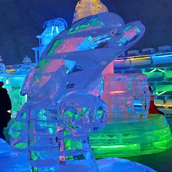 Hwacheon Sancheoneo Ice Festival 2024: Korean Ice Fishing Fun 12 Ice sculpture in Hwacheon