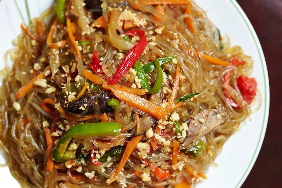 These 30 Traditional Korean Dishes Will Make You So Hungry! 18 Japchae Korean Glass Noodle Dish