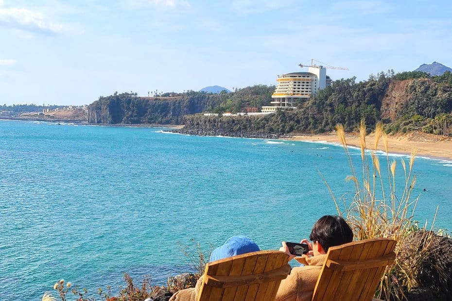 What To Do On Jeju Island In Winter: Jeju Winter Itinerary 2024 22 Jungmun Beach on Jeju Island in winter
