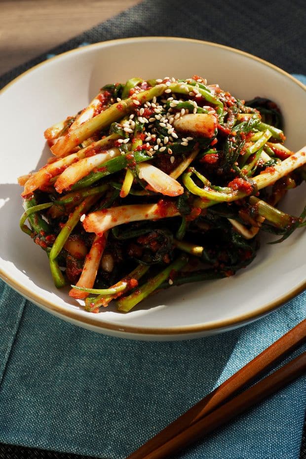 10 Best Korean Side Dishes: Banchan You Can Make At Home 15 Korean banchan pa kimchi spring onions