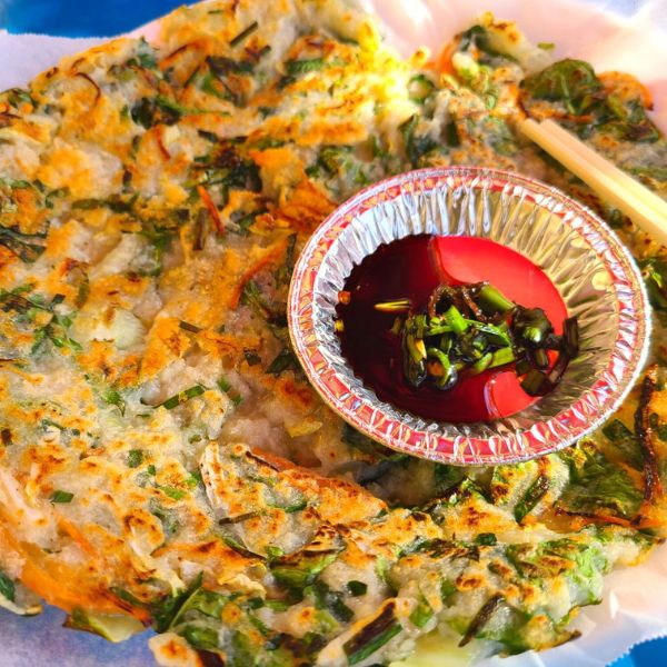 Korean seafood pancake Korean seafood pancake