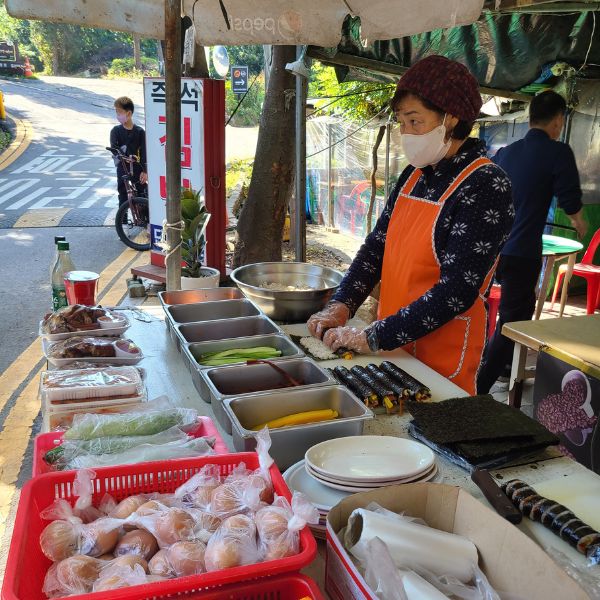 Korean Street Food Seller Bukhansan Korean Street Food Seller Bukhansan