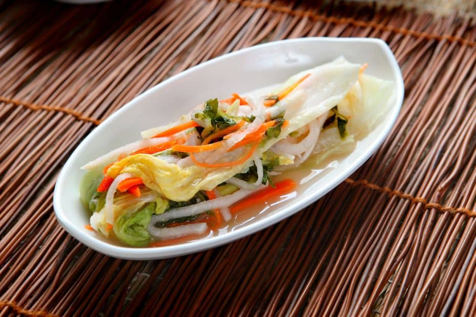 10 Best Korean Side Dishes: Banchan You Can Make At Home 22 Korean white kimchi called baek kimchi