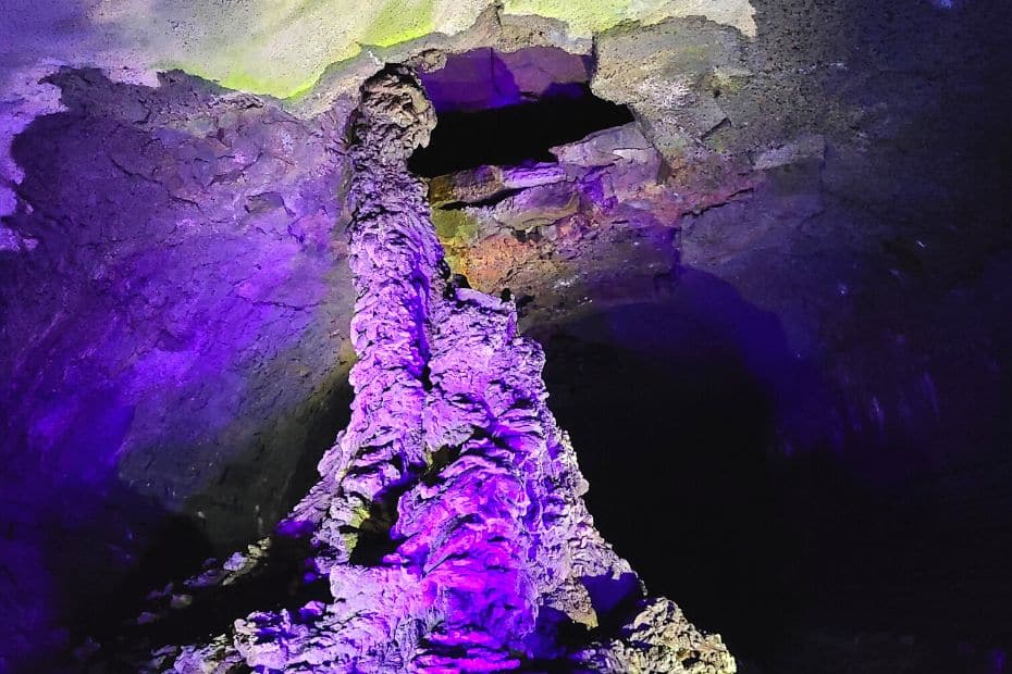 What To Do On Jeju Island In Winter: Jeju Winter Itinerary 2024 16 lava fall at Manjanggul Lava Tube on Jeju Island