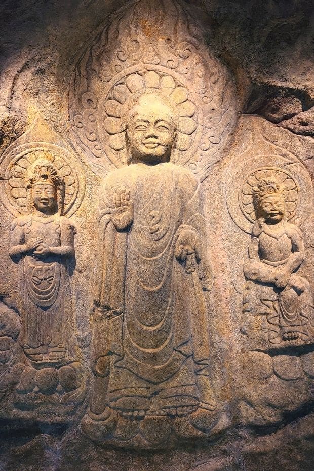 10 Things To Do In Buyeo 2024: UNESCO World Heritage City 8 The Three Smiling Buddhas inside Buyeo National Museum