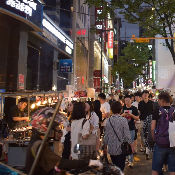 Myeongdong Street Food Alley in Seoul Myeongdong Street Food Alley in Seoul