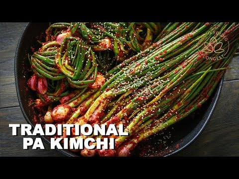 Traditional Green Onion Kimchi (Pa Kimchi) Recipe