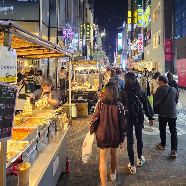 A Weekend In Seoul: Perfect Two Day Itinerary For Seoul 2024 12 Night market in Myeongdong
