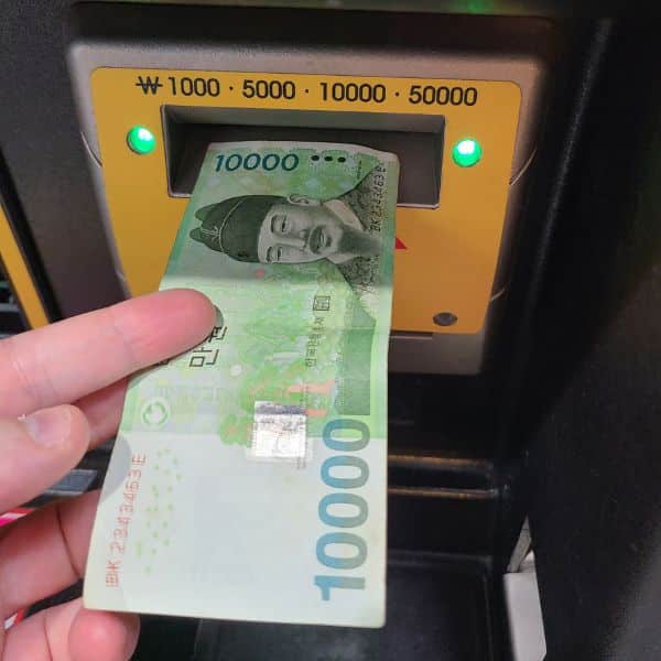 Korea's T-Money Card: The Ultimate Guide 2024 30 Paying Korean Won For T-Money Card Charging