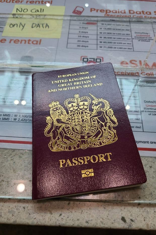 WOWPASS Korea Review: How To Use WOWPASS With T-Money 2024 40 Providing Passport For WOWPASS Airport Package