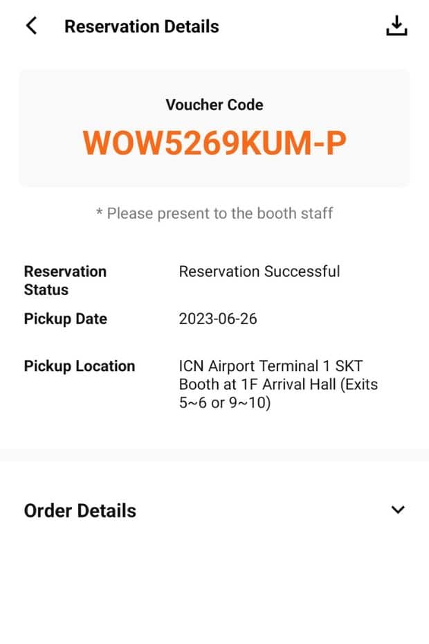 WOWPASS Korea Review: How To Use WOWPASS With T-Money 2024 35 Reservation Confirmation In WOWPASS