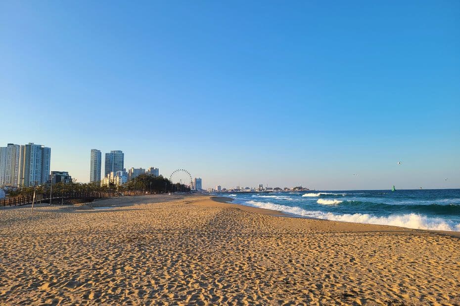 About Me 9 Sokcho Beach In Korea On A Sunny Day