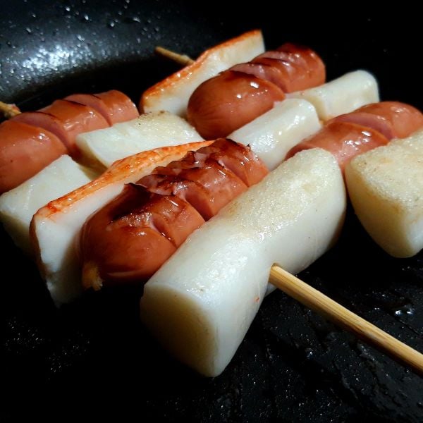 Sotteok Sotteok Korean street food Sotteok Sotteok Korean street food