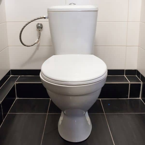 Korean Public Toilets: What Are Restrooms In Korea Like? 6 Standard flush toilet in a Korean bathroom