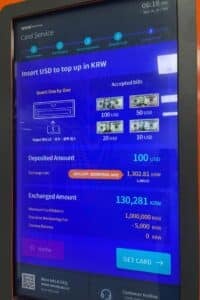WOWPASS Korea Review: How To Use WOWPASS With T-Money 2024 18 Topping Up WOWPASS With USD