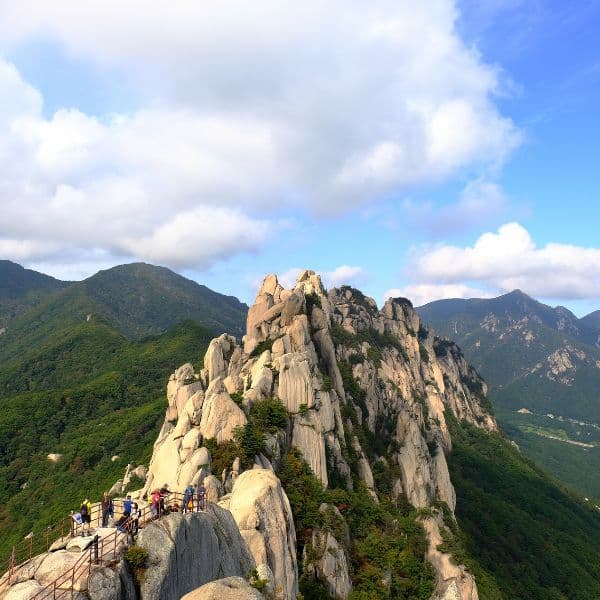 Ulsanbawi Peak In Seoraksan National Park Ulsanbawi Peak In Seoraksan National Park