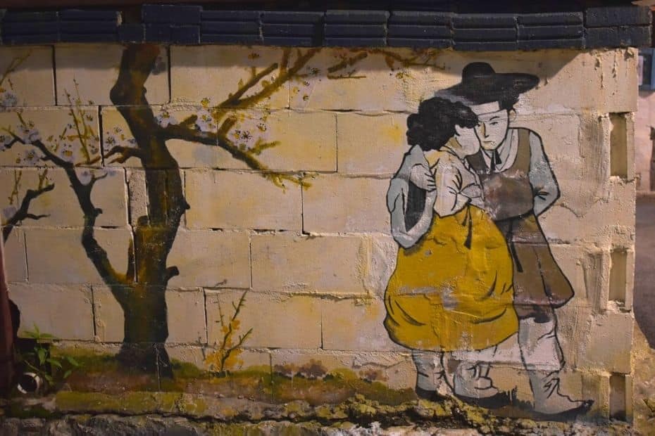50 Amazing South Korean Culture Facts You'll Love 2024 12 Korean culture mural on a wall in Seoul, Korea