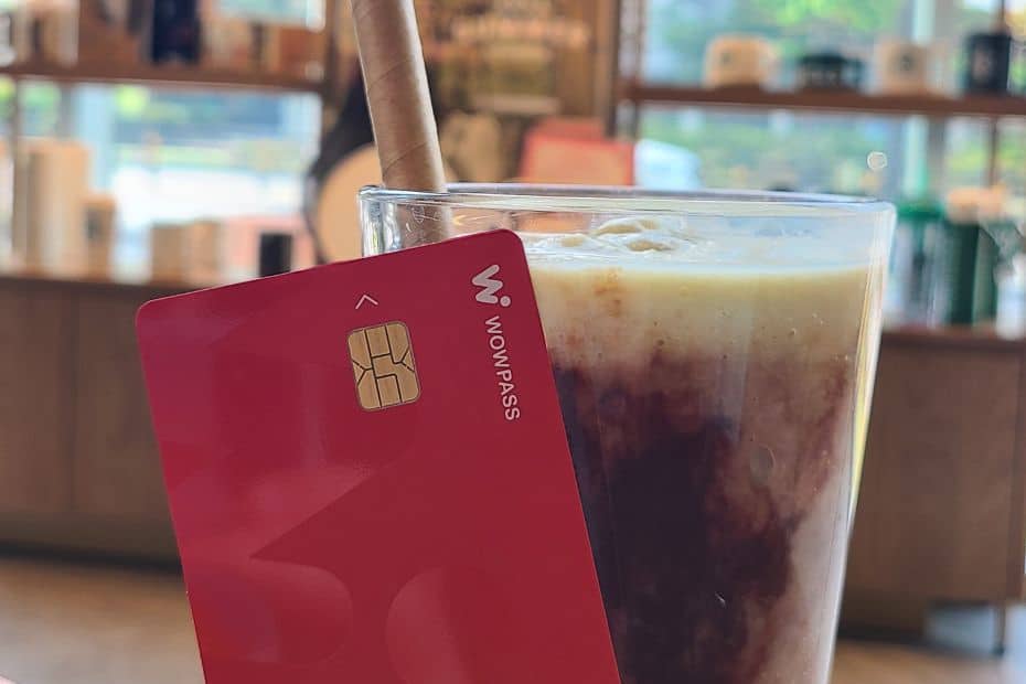 WOWPASS Korea Review: How To Use WOWPASS With T-Money 2024 63 Using WOWPASS To Buy Starbucks