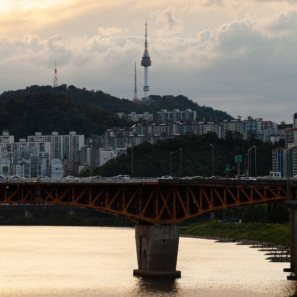 Seoul River Bus Service 2024: Travel The Han River By Boat 9 View of N Seoul Tower from Han River