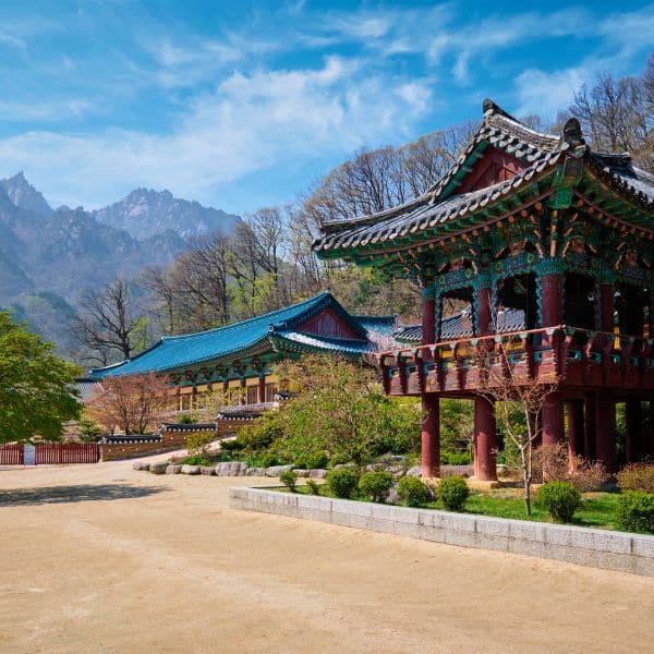 View Of Sinheungsa Temple Seoraksan National Park View Of Sinheungsa Temple Seoraksan National Park