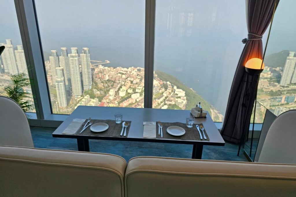 How To Visit Busan X The Sky And Sky 99 In Haeundae 2024 10 Window Seat at Sky 99 Restaurant