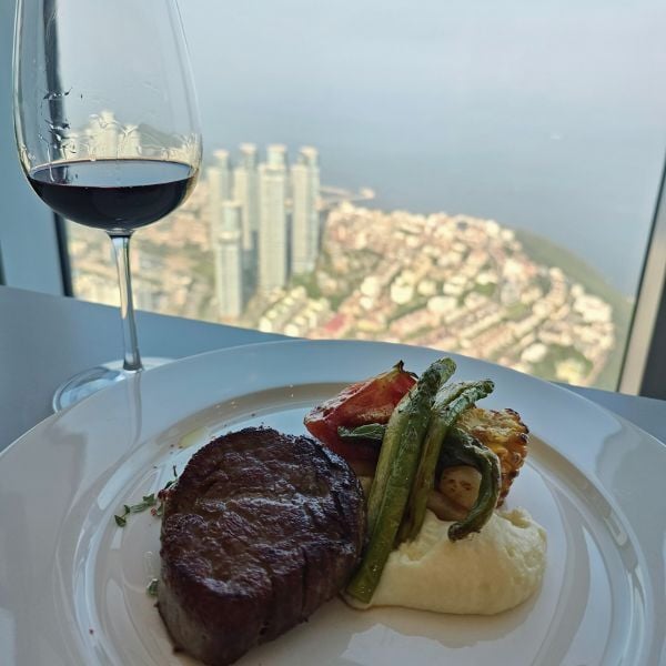 How To Visit Busan X The Sky And Sky 99 In Haeundae 2024 11 Wine and Steak at Sky 99 Restaurant Busan
