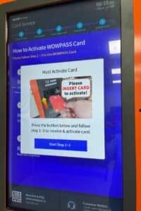 WOWPASS Korea Review: How To Use WOWPASS With T-Money 2024 19 WOWPASS Card Activation Prompt